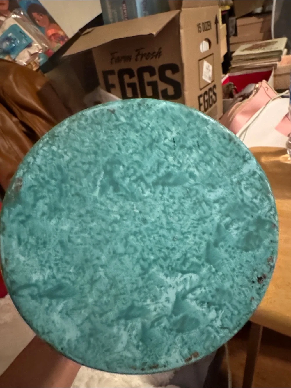 Teal Decorative Metal Lantern – Home Accents